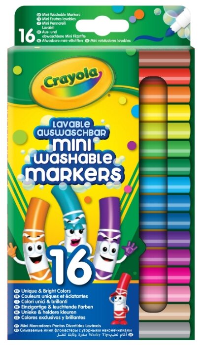 Crayola Набор мини-фломастеров 58-5055 (16шт.) (фото modal 1)