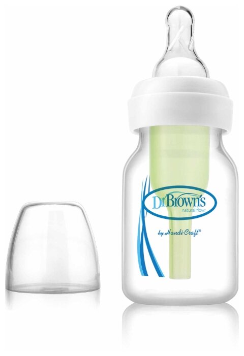 Dr. Brown's Бутылочка полипропиленовая с узким горлом для недоношенных детей, 60 мл с рождения (фото modal 1)