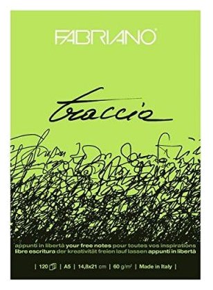 Альбом для рисования Fabriano Traccia 21 х 14.8 см (A5), 60 г/м², 120 л. (фото modal 1)