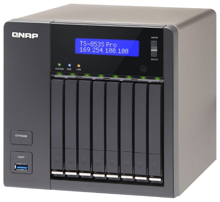 Сетевой накопитель (NAS) QNAP TS-853S Pro (фото modal 1)