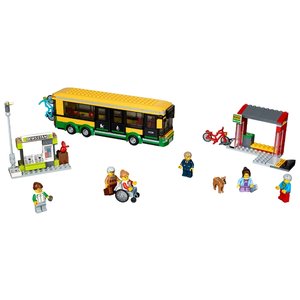 Конструктор LEGO City 60154 Автобусная остановка (фото modal nav 2)