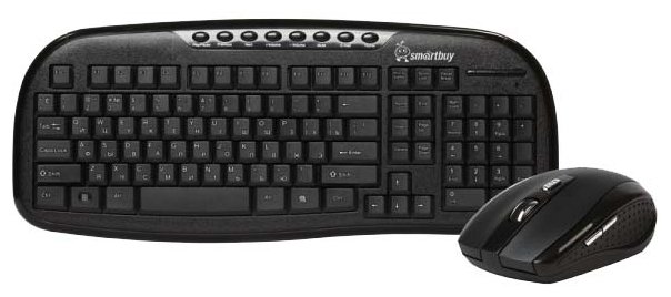 Клавиатура и мышь SmartBuy SBC-205507AG-K Black USB (фото modal 1)
