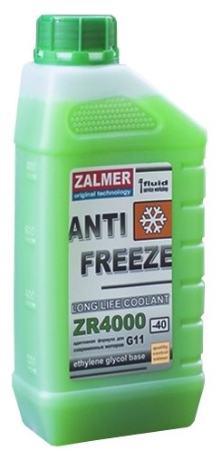 Антифриз Zalmer LLC ZR 4000 G11 (зеленый), (фото modal 1)