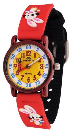Наручные часы Радуга 111 черный/красный заяц (фото modal 1)