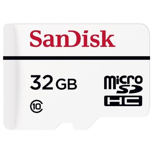 Карта памяти SanDisk High Endurance microSDHC Class 10 32GB + SD adapter (фото modal nav 1)