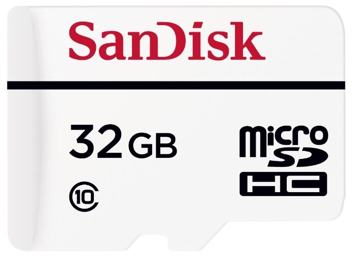 Карта памяти SanDisk High Endurance microSDHC Class 10 32GB + SD adapter (фото modal 1)