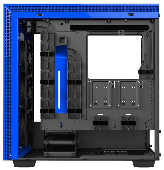 Компьютерный корпус NZXT H700i Black/blue (фото modal 4)