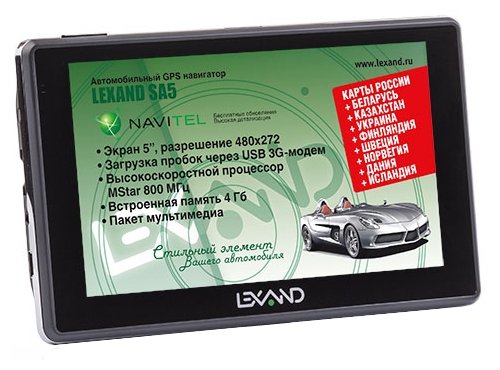 Навигатор LEXAND SA5 (фото modal 1)