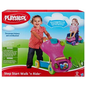 Каталка-игрушка Playskool Explore 'n Grow Step Start Walk 'n Ride (05545) со звуковыми эффектами (фото modal nav 3)