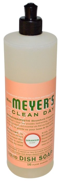 Mrs. Meyer's Clean Day Средство для мытья посуды Geranium (фото modal 1)