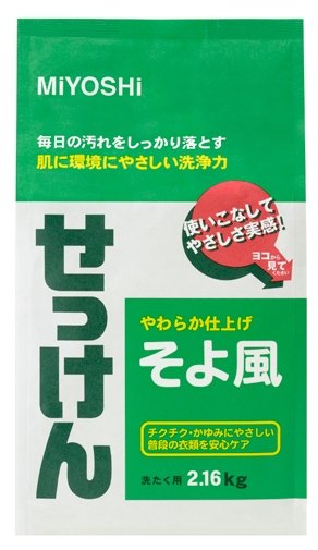 Стиральный порошок Miyoshi На основе натуральных компонентов с ароматом цветочного букета (фото modal 1)
