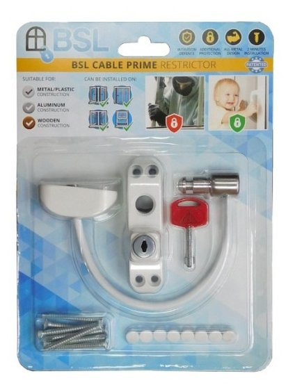 Блокиратор открывания окон BSL Cable Prime Baby Safe Lock (фото modal 2)