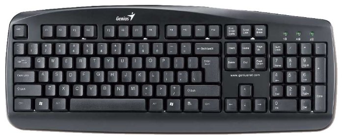 Клавиатура Genius KB-110 Black USB (фото modal 1)
