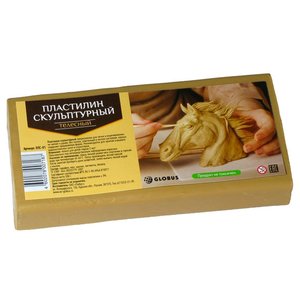 Пластилин Глобус скульптурный, телесный, 500г (ПЛС-01) (фото modal nav 1)