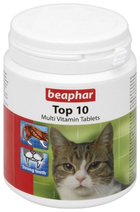 Добавка в корм Beaphar Top 10 Multi Vitamin для кошек, (фото modal 1)