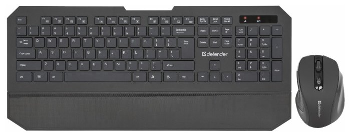Клавиатура и мышь Defender Berkeley C-925 Nano Black USB (фото modal 1)