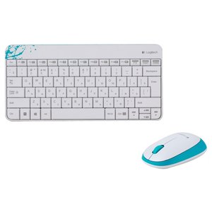 Клавиатура и мышь Logitech Wireless Combo MK240 White USB (фото modal nav 1)