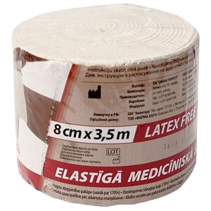 Бинт эластичный медицинский Lauma Medical Модель 2 (3,5 м х 8 см) (фото modal nav 1)