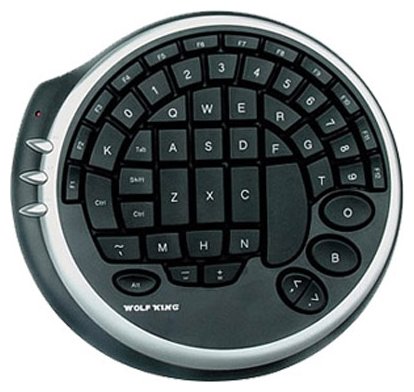 Клавиатура WolfKing DK-2388U Black-Silver USB (фото modal 1)