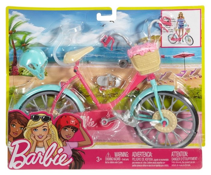 Barbie велосипед для Барби (DVX55) (фото modal 7)