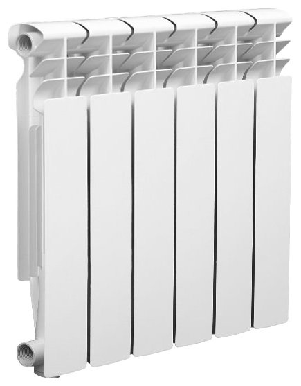 Радиатор секционный алюминий Lammin Eco AL-500-80 х12 (фото modal 1)