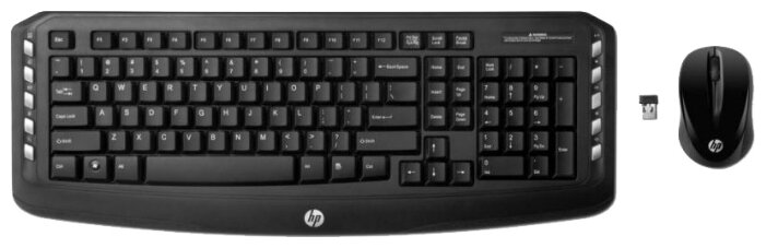 Клавиатура и мышь HP LV290AA Black USB (фото modal 1)