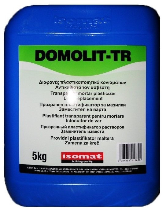 Добавка пластификатор Isomat Domolit-TR 5кг (фото modal 2)