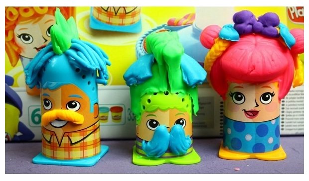 Масса для лепки Play-Doh Сумасшедшие прически (B1155) (фото modal 5)