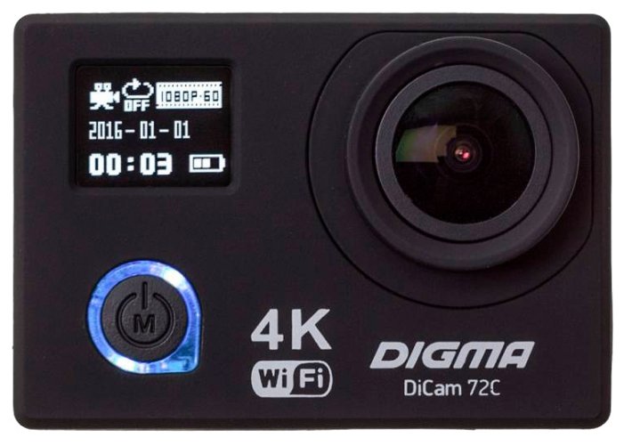 Экшн-камера Digma DiCam 72C (фото modal 2)