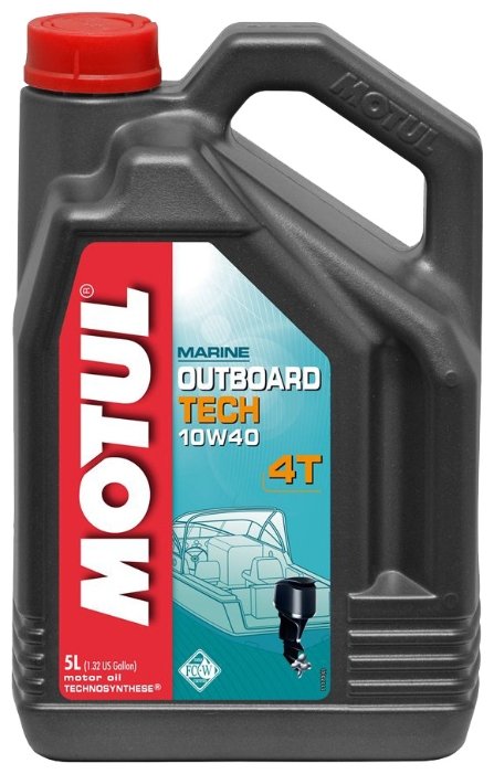Моторное масло Motul Outboard Tech 4T 10W40 5 л (фото modal 1)