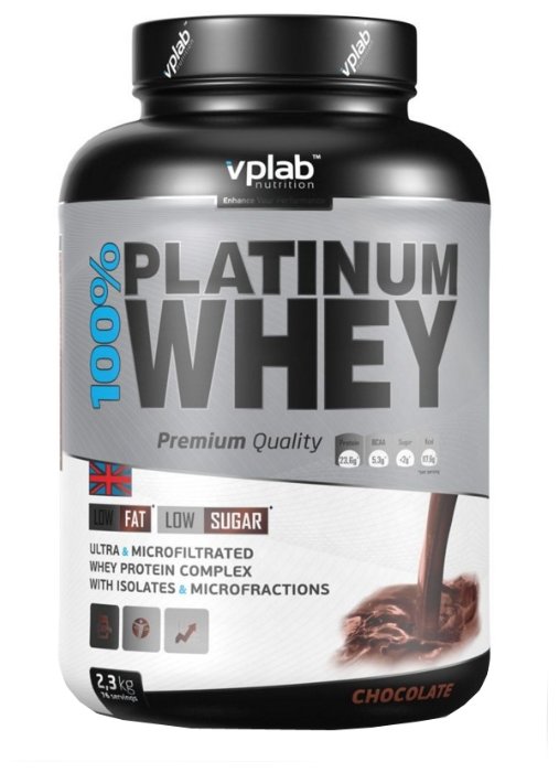 Протеин VP Laboratory 100% Platinum Whey (2.3 кг) (фото modal 2)