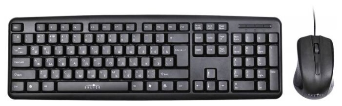 Клавиатура и мышь Oklick 600M Black USB (фото modal 1)