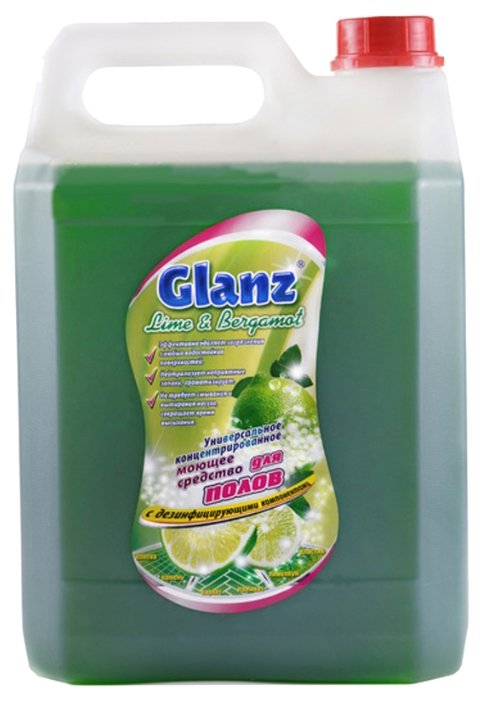 GLANZ Средство для мытья полов Лайм и бергамот (фото modal 2)