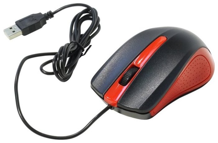 Мышь Oklick 225M Black-Red USB (фото modal 1)
