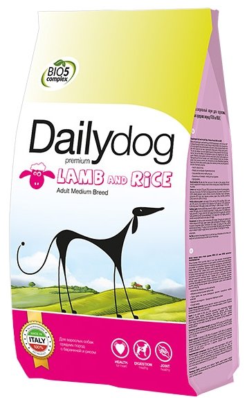 Корм для собак Dailydog Adult Medium Breed lamb and rice (фото modal 1)