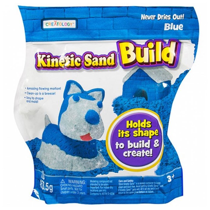 Кинетический песок Kinetic Sand Для лепки, 2 цвета (фото modal 2)