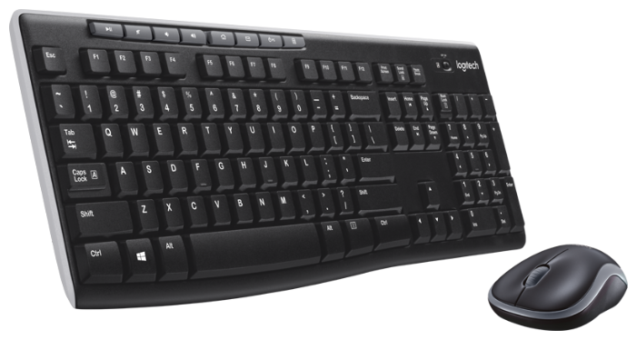 Клавиатура и мышь Logitech Wireless Combo MK270 Black USB (фото modal 6)