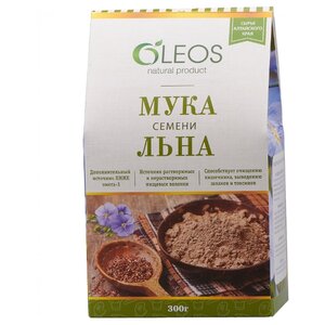 Мука OLEOS семени льна, 0.3 кг (фото modal nav 1)