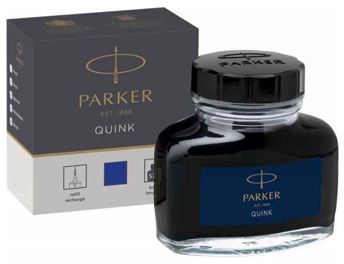 Чернила для перьевой ручки PARKER Quink Ink Z13 57мл (фото modal 2)