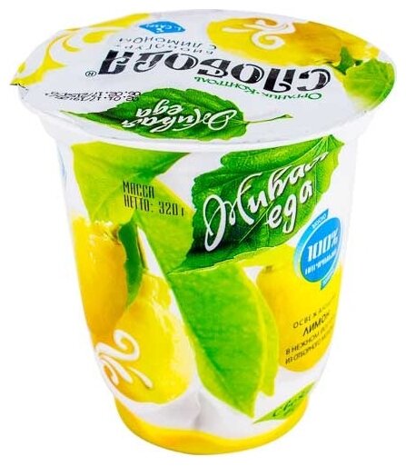 Йогурт Слобода с лимоном 7.8%, 290 г (фото modal 1)