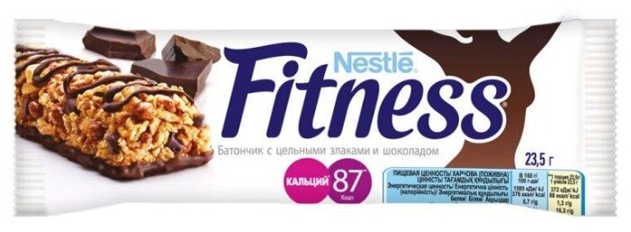 Злаковый батончик Nestle Fitness Шоколад, 24 шт (фото modal 2)