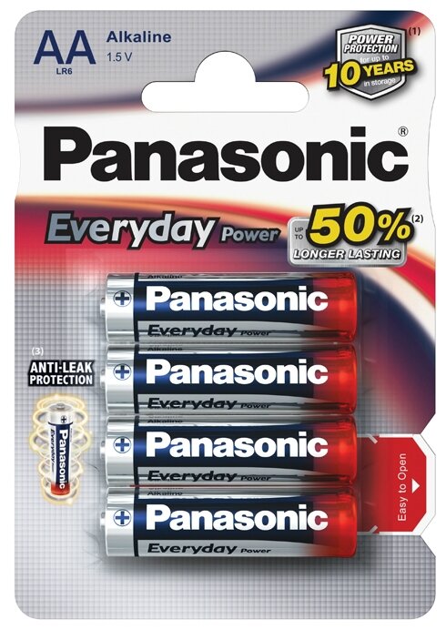 Батарейка AA Panasonic Everyday Power LR6EPS (фото modal 2)