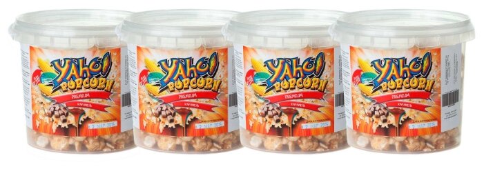 Попкорн Yaho Premium в карамели готовый, 100 г (4 шт.) (фото modal 1)
