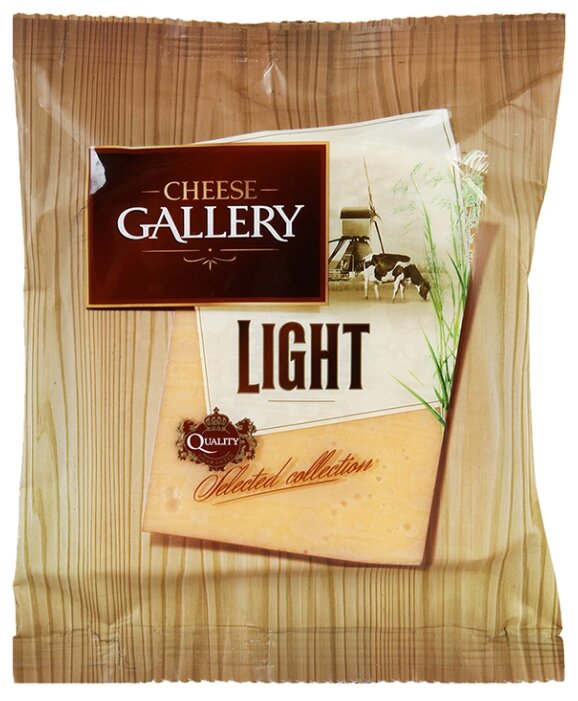 Сыр Cheese Gallery Light полутвердый кусковой 20% (фото modal 1)