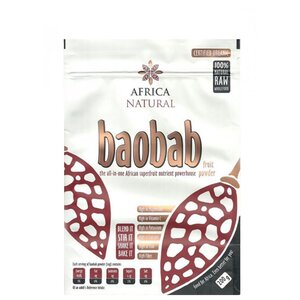 Africa Natural Плоды баобаба, порошок, пластиковый пакет 200 г (фото modal nav 1)