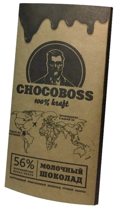 Шоколад Chocoboss молочный 56% какао (фото modal 2)