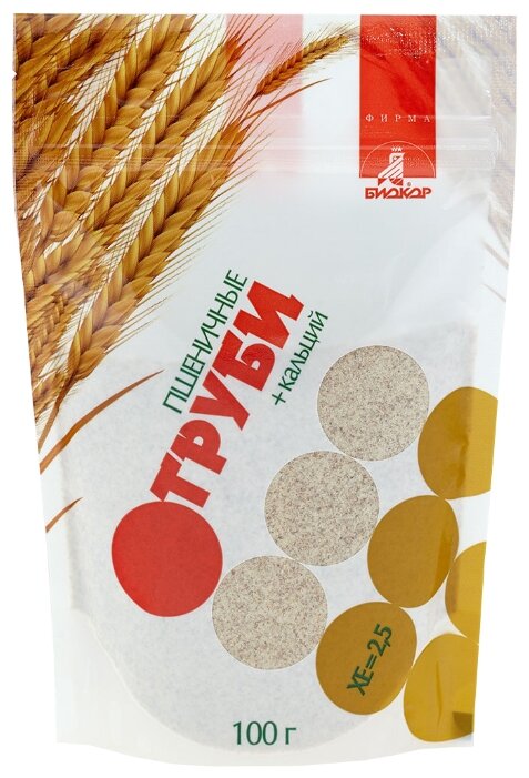 Отруби Лито пшеничные с кальцием молотые, 100 г (фото modal 1)