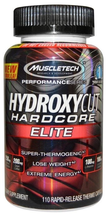 MuscleTech термогеник Hydroxycut Hardcore Elite (110 шт.) (фото modal 1)