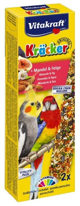 Лакомство для птиц Vitakraft Крекеры для австралийских попугаев фруктовые (10615) (фото modal 1)