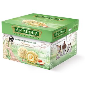 Набор конфет Amapola Миндаль и зеленый чай 100 г (фото modal nav 1)